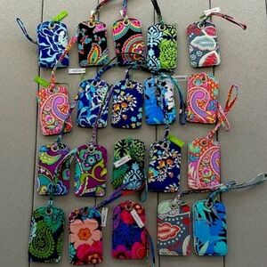 Vera Bradley Floral Key and Card Holder with Wrist Strap